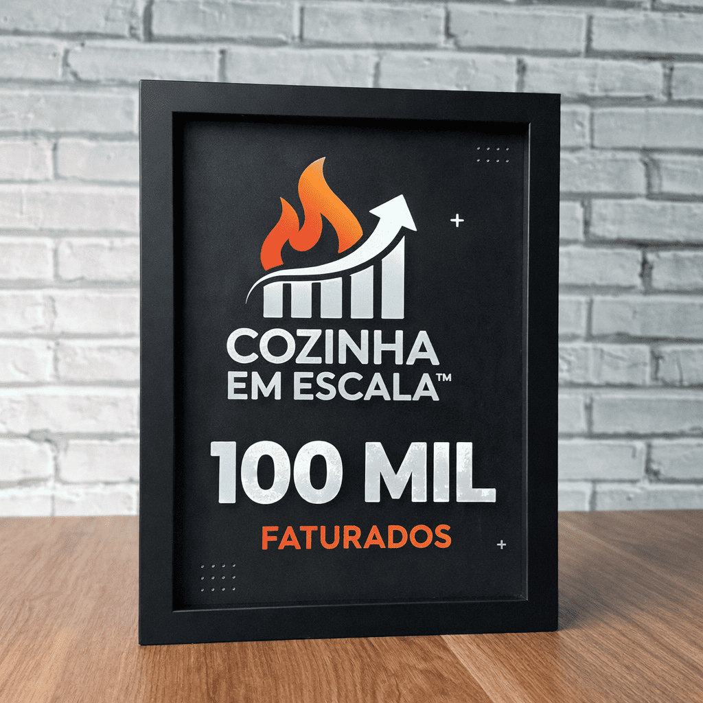 Placa Cozinha em Escala